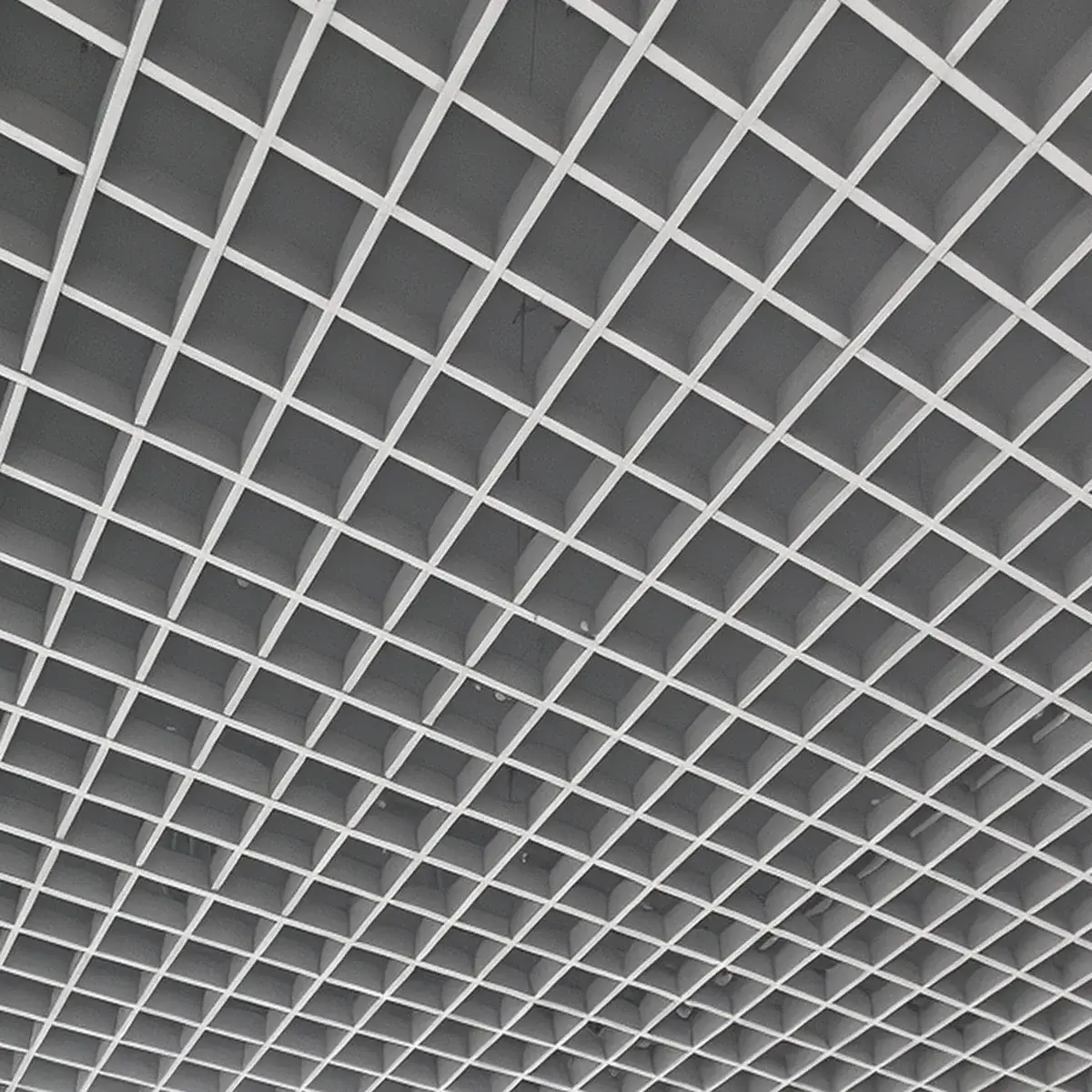Профиль Грильято МАМА 150х150 (высота 50 мм, ширина 10 мм), Эконом, белый матовый, 600 мм