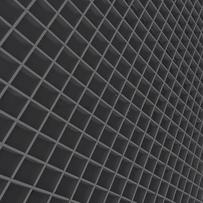 Профиль Грильято МАМА 100х100 ( выс.35/шир.10) Эконом черный А911 rus 0,6