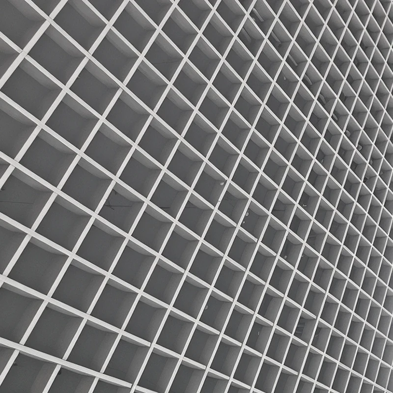 Профиль Грильято ПАПА 120х120 ( выс.35/шир.10) Эконом белый матовый А903 rus 0,6